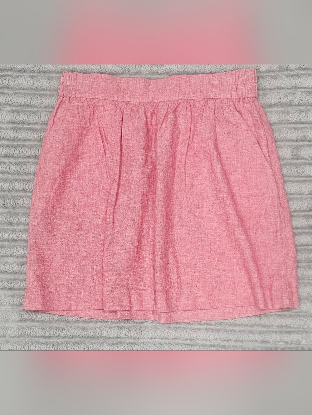 Loft Red Skirt Size Medium Petite